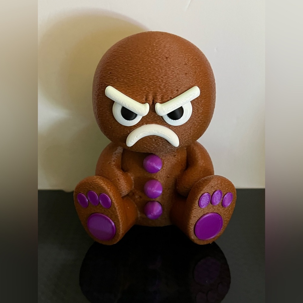Grumpy Gingerbread Man Bear